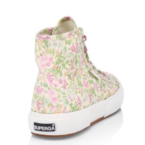 Superga x LoveShackFancy Flowers High-Top Sneakers - Picture 6 of 9